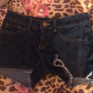 Dark Wash Jean Shorts